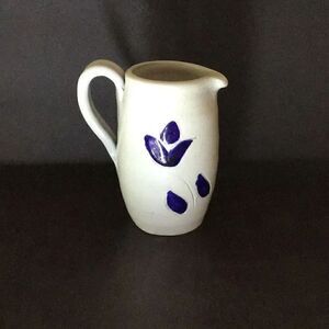 Creamer  Vintage cobalt blue by Williamsburg pottery